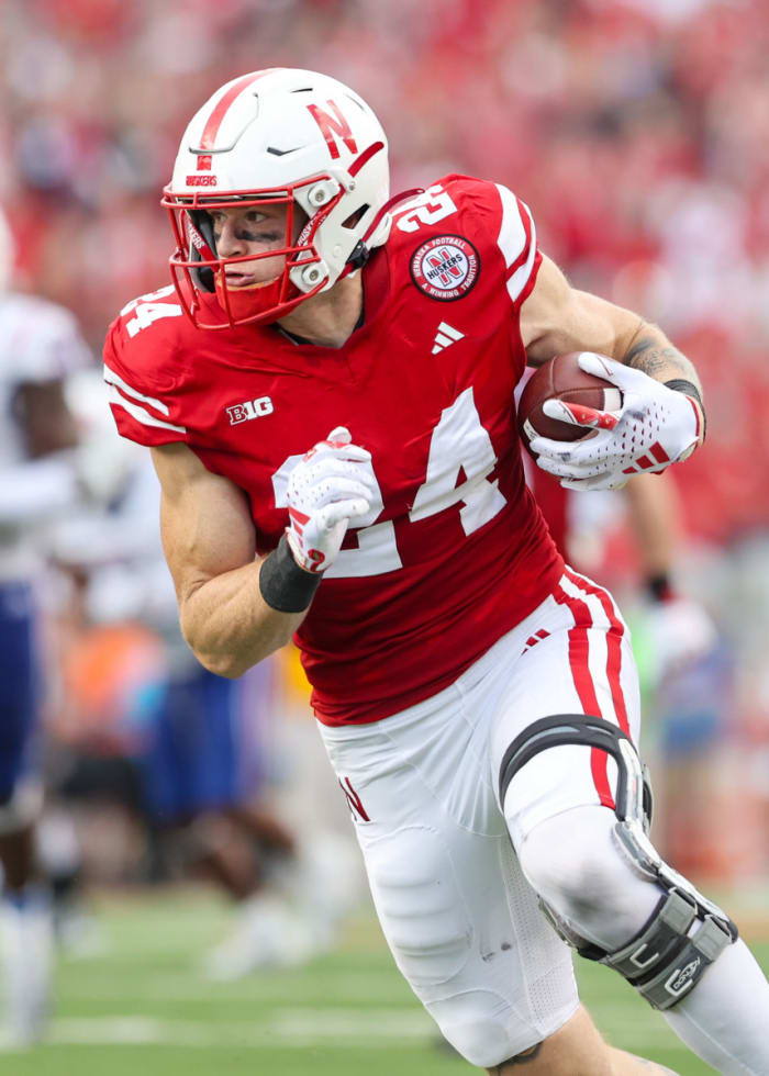 Thomas Fidone TD 4Q 2023 Nebraska football vs Louisiana Tech